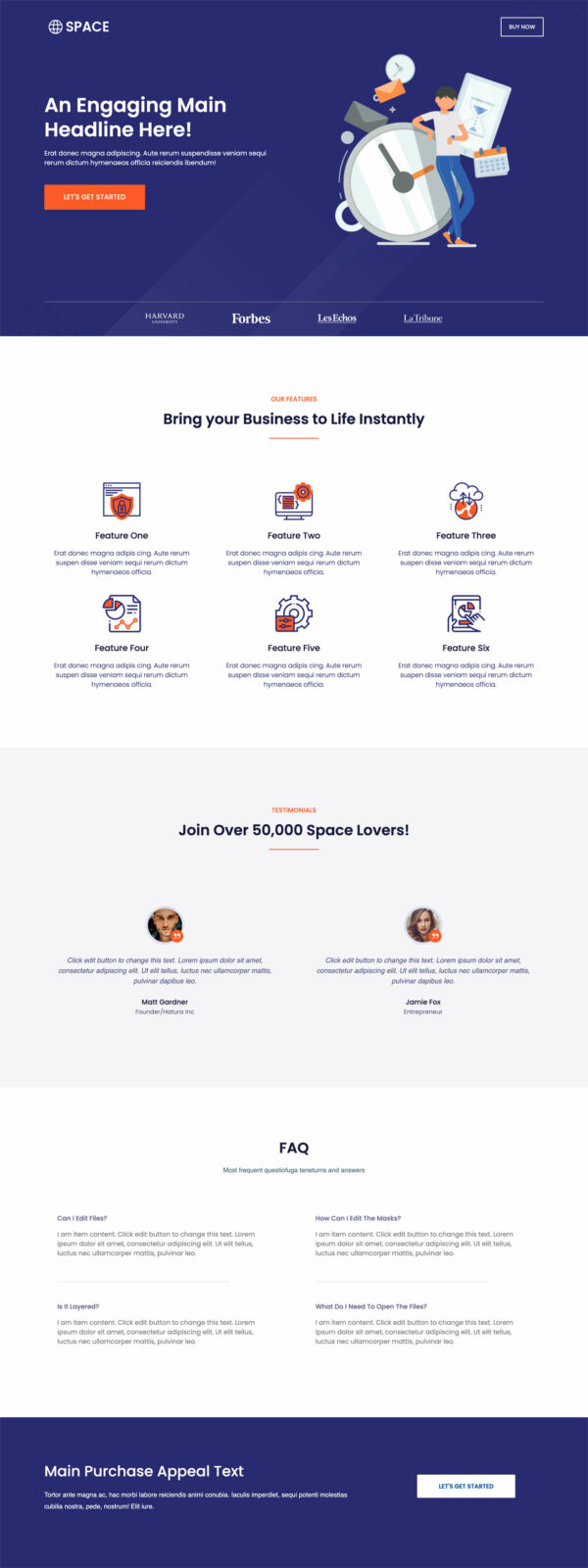 Landing Page