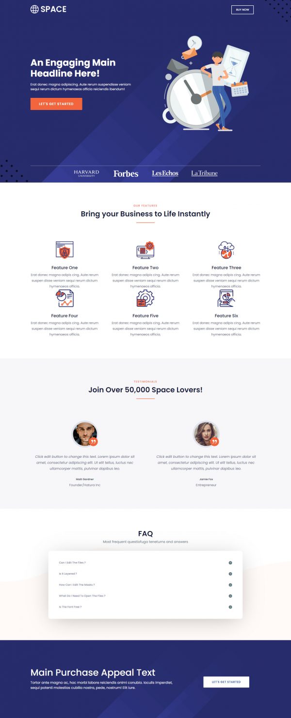 Landing Page