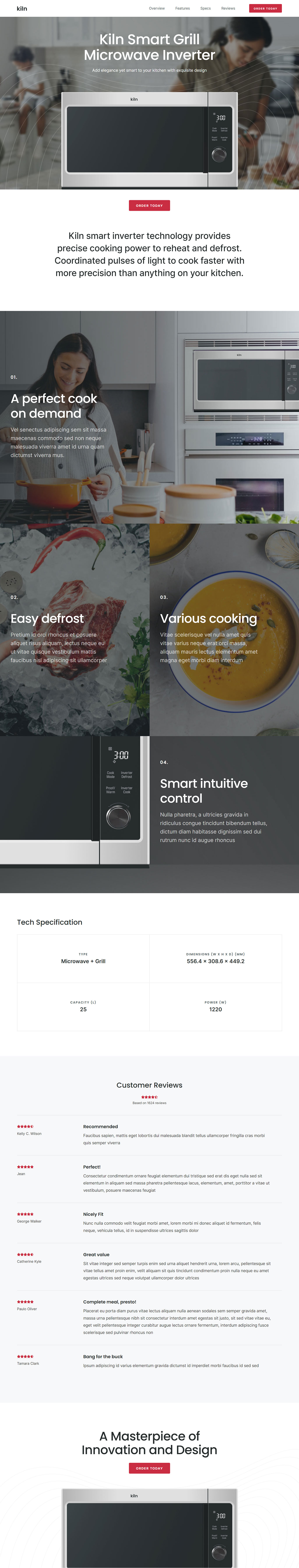 Microwave Sales Landing