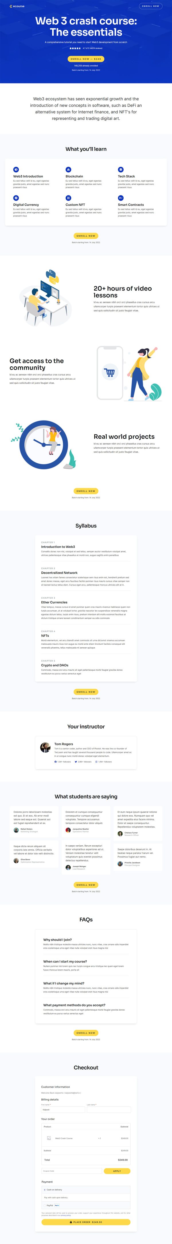 Web3 Crash Course Checkout