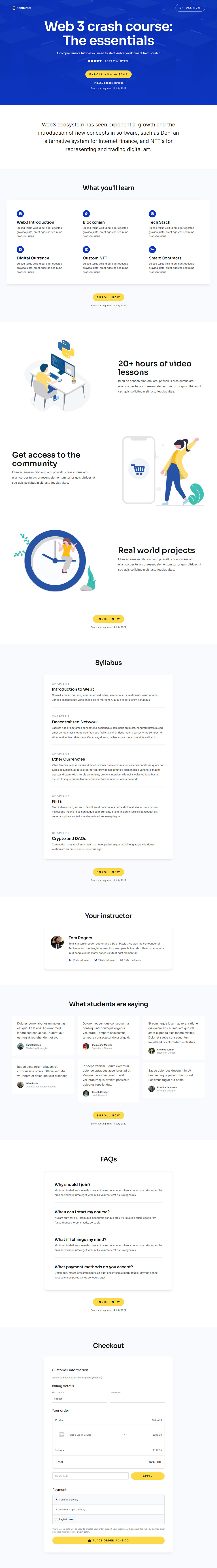Web3 Crash Course Checkout