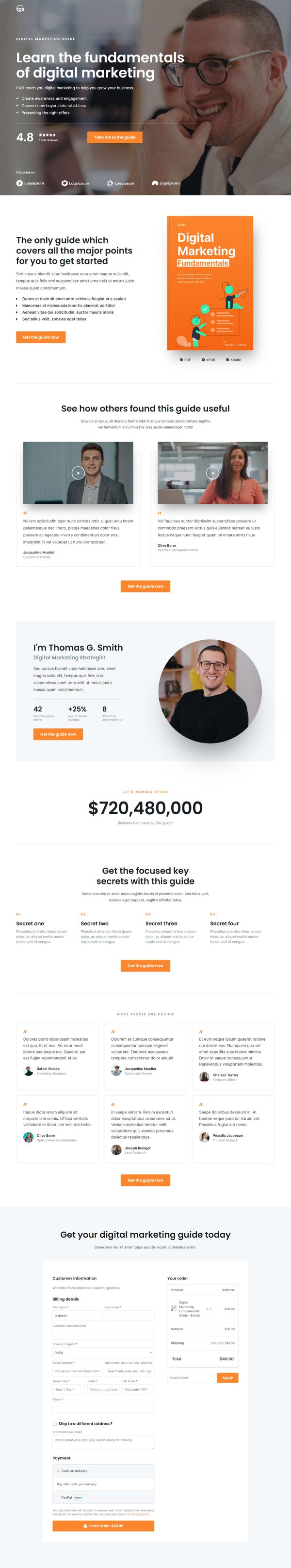 Digital Marketing Guide Checkout