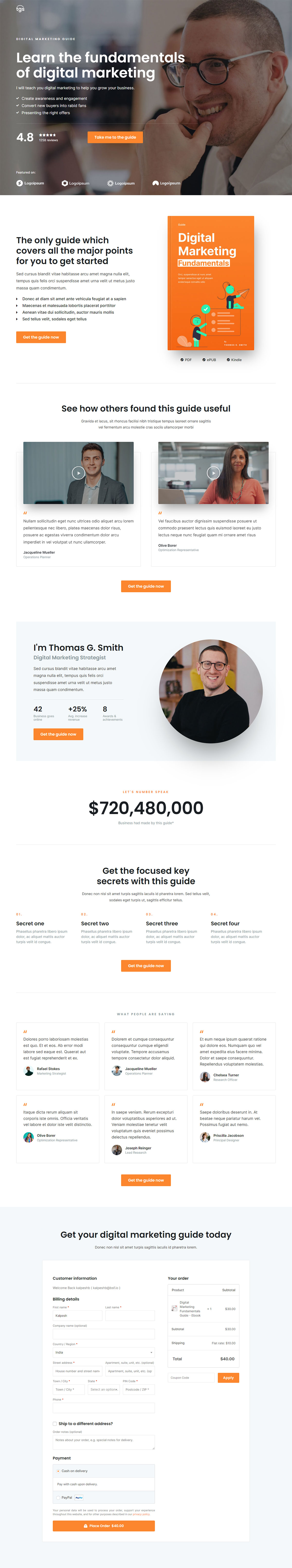 Digital Marketing Guide Checkout