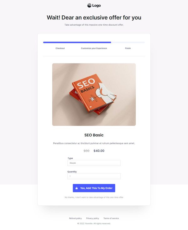 Store Checkout Upsell 02