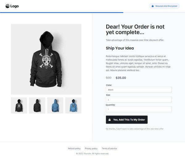 Store Checkout Upsell 04