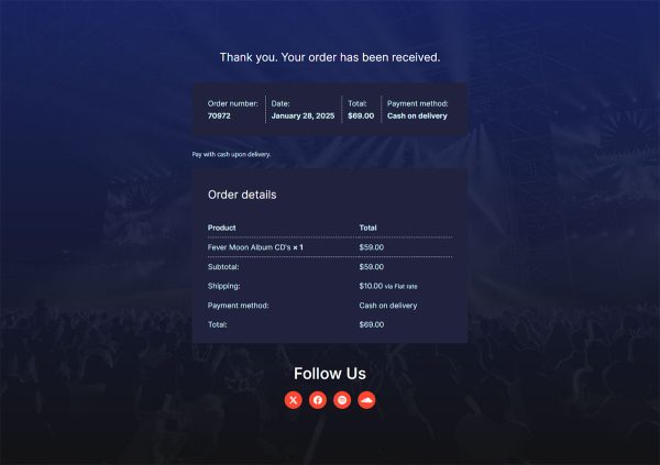 Music Album Thank You