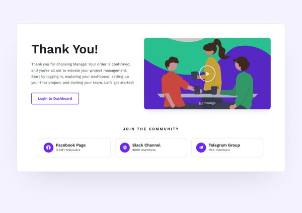 Project Manager Thank You