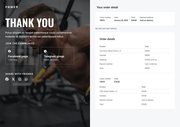 Whey Protein Thank You