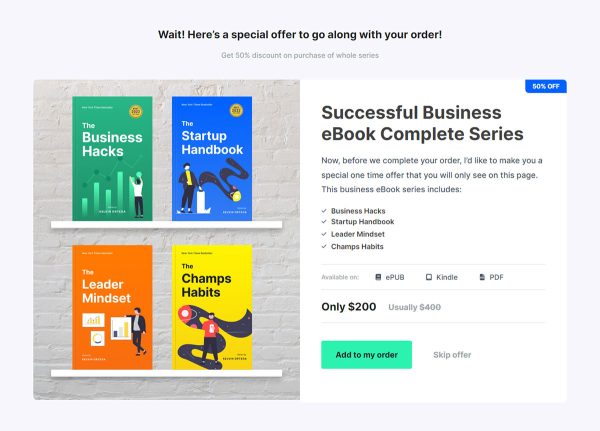 Business Hacks eBook Upsell