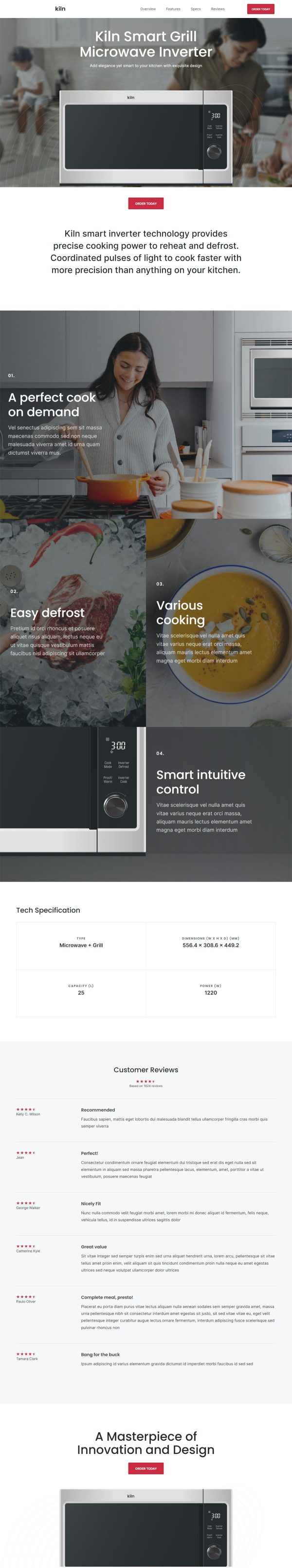 Microwave Sales Landing