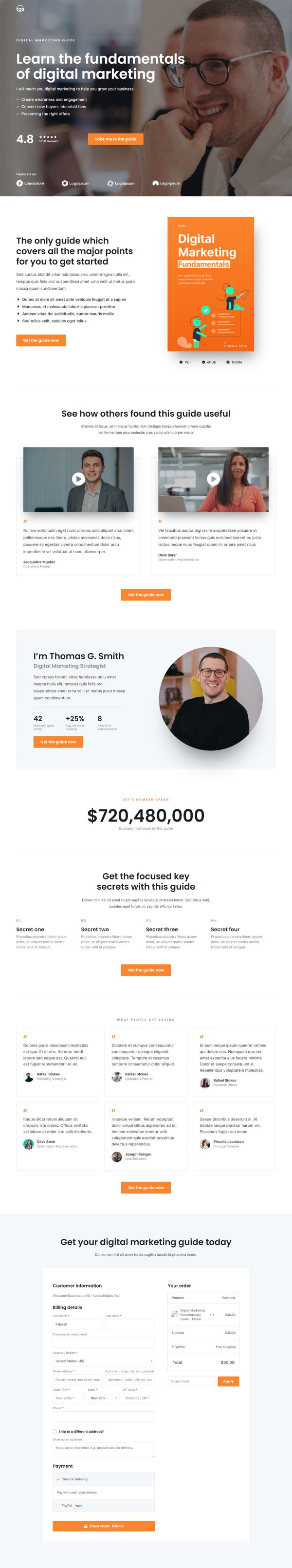 Digital Marketing Guide Checkout