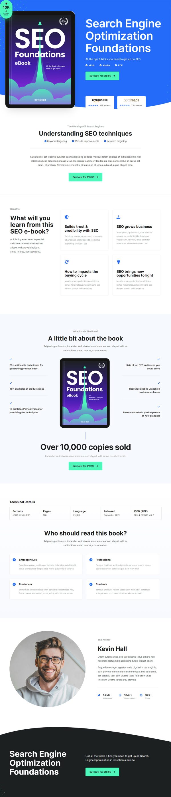 SEO Foundation Ebook Sales Landing